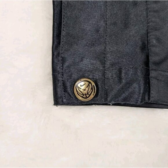 VTG Y2K Nike Tear Away Track Pants Shiny Baggy Breakaway Warm Up Snap Men's M - Picture 9 of 12